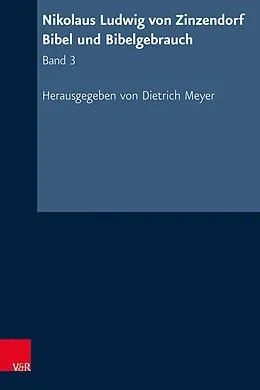 E-Book (pdf) Nikolaus Ludwig von Zinzendorf: Bibel und Bibelgebrauch von 