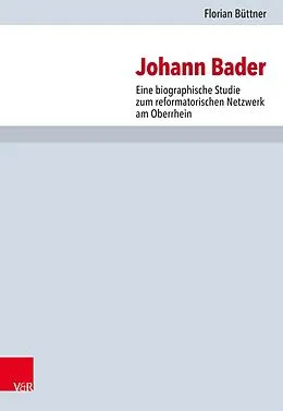 E-Book (pdf) Johann Bader von Florian Büttner