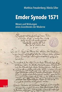 E-Book (pdf) Emder Synode 1571 von Aleida Siller, Matthias Freudenberg