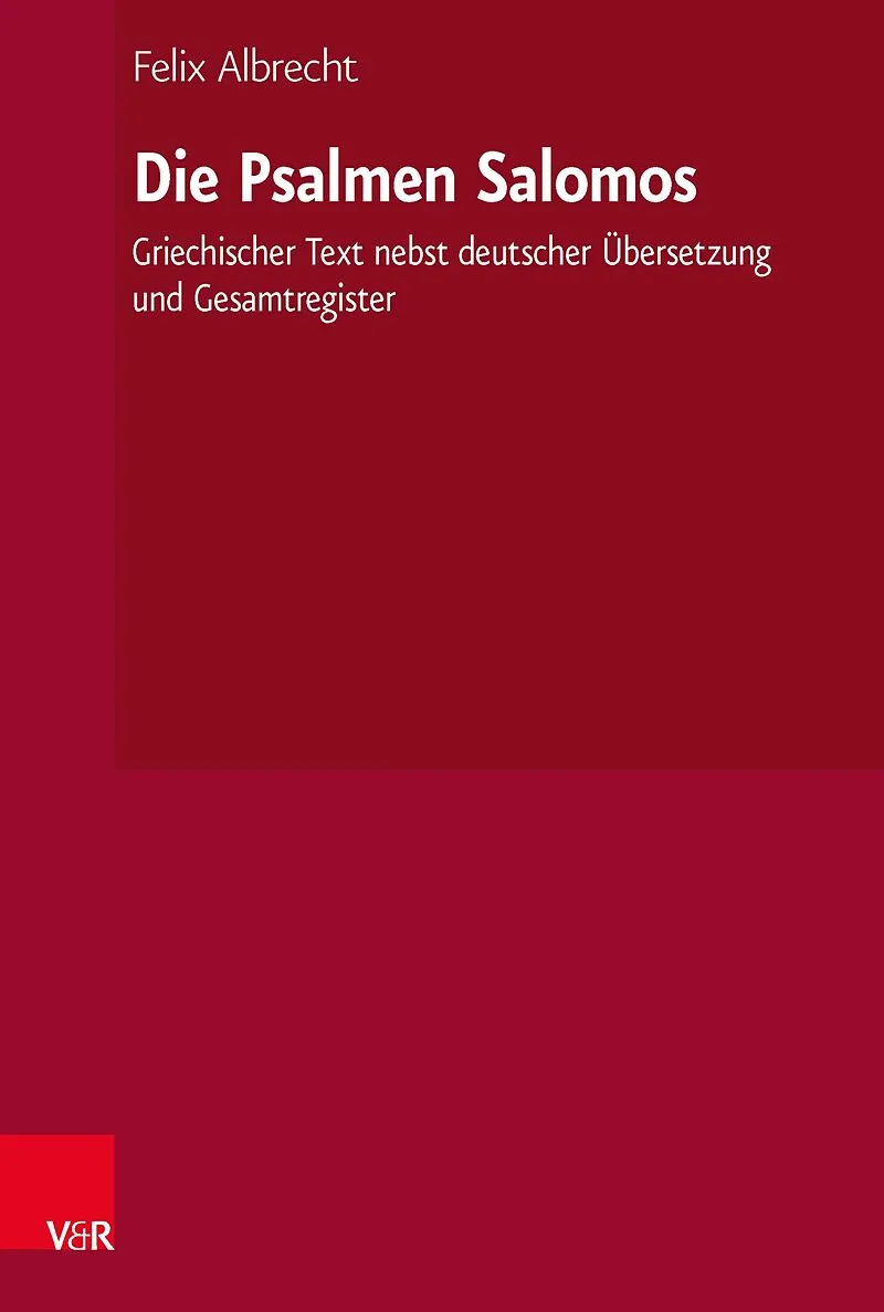 Die Psalmen Salomos
