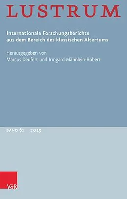 E-Book (pdf) Lustrum Band 61 - 2019 von Edzard Visser