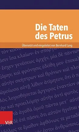 E-Book (epub) Die Taten des Petrus von Bernhard Lang