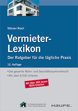 E-Book (epub) Vermieter-Lexikon von Rudolf Stürzer, Michael Koch