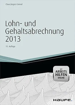 E-Book (pdf) Lohn- und Gehaltsabrechnung 2012 von Claus-Jürgen Conrad