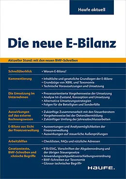 E-Book (pdf) Die neue E-Bilanz von Frank Althoff, Andreas Arnold, Arne Jansen