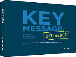 Couverture cartonnée Key Message. Delivered de Wolfgang Hackenberg, Carsten Leminsky, Eibo Schulz-Wolfgramm