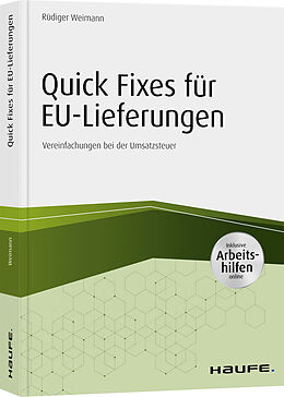 Kartonierter Einband Quick fixes für EU-Lieferungen von Rüdiger Weimann
