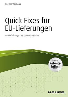 E-Book (pdf) Quick fixes für EU-Lieferungen von Rüdiger Weimann