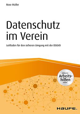 E-Book (pdf) Datenschutz im Verein von Rose Müller