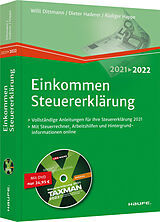 Buch Einkommensteuererklärung 2021/2022 - inkl. DVD von Willi Dittmann, Dieter Haderer, Rüdiger Happe