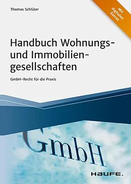 E-Book (pdf) Handbuch Wohnungs- und Immobiliengesellschaften von Thomas Schlüter