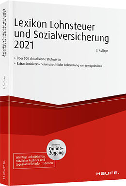 Buch Lexikon Lohnsteuer und Sozialversicherung 2022 - inkl. Onlinezugang von 