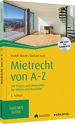 Kartonierter Einband Mietrecht von A-Z von Rudolf Stürzer, Michael Koch