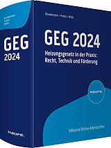 Fester Einband GEG 2024 von Alexander C. Blankenstein, Wolf Probst, Jörg Wilde