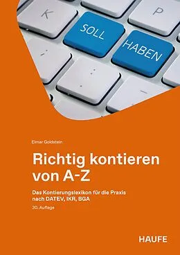 E-Book (pdf) Richtig kontieren von A-Z von Elmar Goldstein