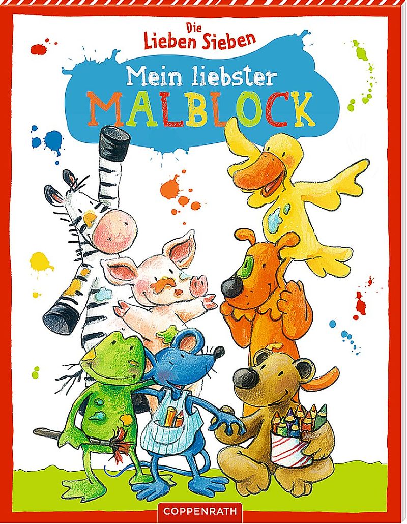 Die Lieben Sieben: Mein liebster Malblock - - Buch kaufen ...