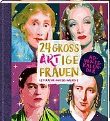 Kalender (Kal) Adventskalenderbuch zum Aufschneiden 24 großARTige Frauen von Christiane Leesker