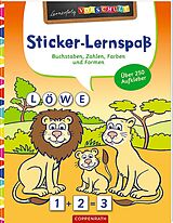 Geheftet Sticker-Lernspaß (Wilde Tiere) von Charlotte Wagner, Annika Frank
