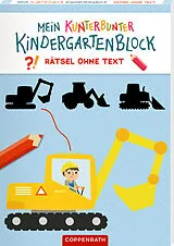 Kartonierter Einband Mein kunterbunter Kindergartenblock von Carmen Eisendle