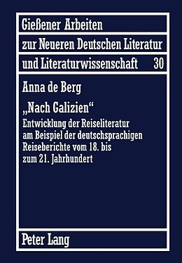 E-Book (pdf) «Nach Galizien» von Anna de Berg