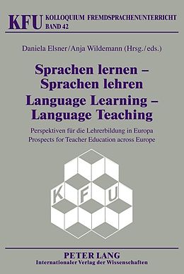 E-Book (pdf) Sprachen lernen - Sprachen lehren- Language Learning - Language Teaching von 