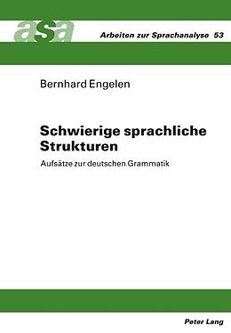 E-Book (pdf) Schwierige sprachliche Strukturen von Bernhard Engelen