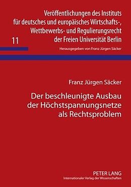 E-Book (pdf) Der beschleunigte Ausbau der Höchstspannungsnetze als Rechtsproblem von 