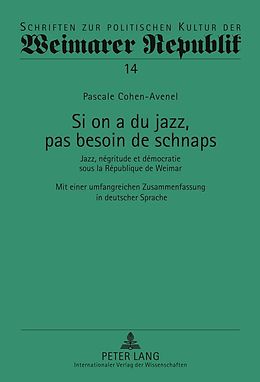 E-Book (pdf) Si on a du jazz, pas besoin de schnaps von Pascale Cohen-Avenel