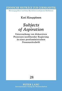 E-Book (pdf) «Subjects of Aspiration» von Kati Kauppinen
