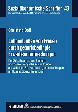 E-Book (pdf) Lohneinbußen von Frauen durch geburtsbedingte Erwerbsunterbrechungen von Christina Boll