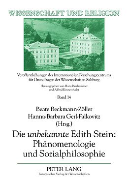 E-Book (pdf) Die «unbekannte» Edith Stein: Phänomenologie und Sozialphilosophie von 