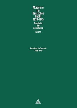 E-Book (pdf) Ausschuss für Seerecht (1933-1942) von 