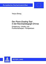 E-Book (pdf) Der «Piano Grading Test» in der Klavierpädagogik Chinas von Yanjun Zhang