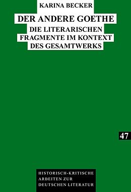 E-Book (pdf) Der andere Goethe von Karina Becker