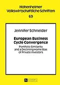 E-Book (pdf) European Business Cycle Convergence von Jennifer Schneider