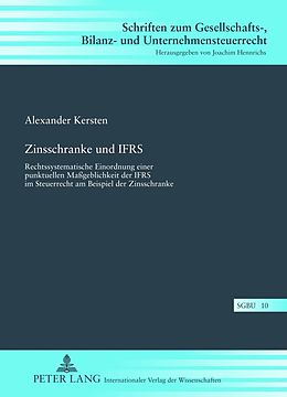 E-Book (pdf) Zinsschranke und IFRS von Alexander Kersten