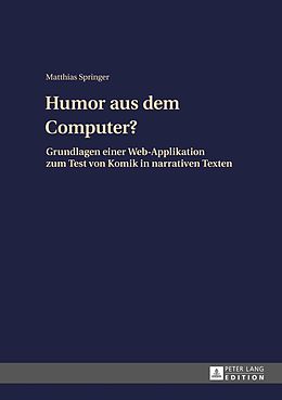 E-Book (pdf) Humor aus dem Computer? von Matthias Springer