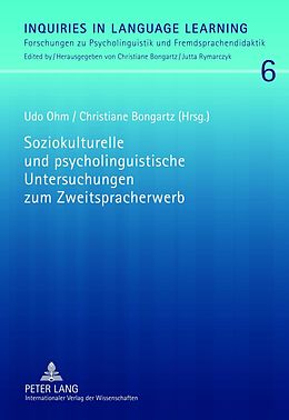 E-Book (pdf) Soziokulturelle und psycholinguistische Untersuchungen zum Zweitspracherwerb von 