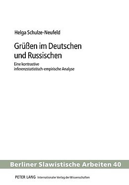 E-Book (pdf) Grüßen im Deutschen und Russischen von Helga Schulze-Neufeld