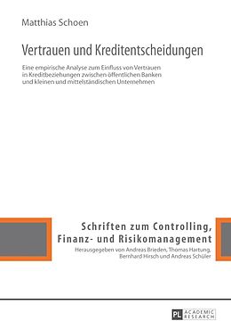 E-Book (pdf) Vertrauen und Kreditentscheidungen von Matthias Schoen