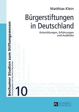 E-Book (pdf) Bürgerstiftungen in Deutschland von Matthias Klein