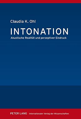 E-Book (pdf) Intonation von Claudia K. Ohl