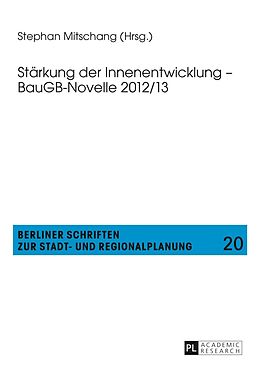 E-Book (pdf) Stärkung der Innenentwicklung  BauGB-Novelle 2012/13 von 