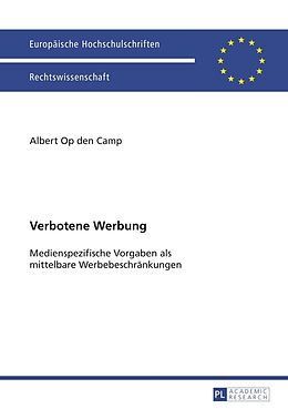 E-Book (pdf) Verbotene Werbung von Albert Op den Camp