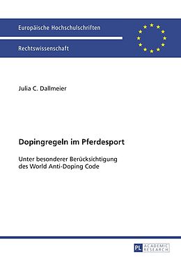 E-Book (pdf) Dopingregeln im Pferdesport von Julia Dallmeier