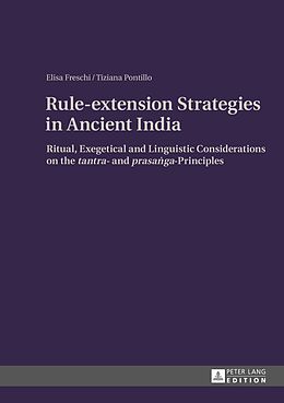 eBook (pdf) Rule-extension Strategies in Ancient India de Elisa Freschi