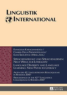 E-Book (pdf) Sprachenvielfalt und Sprachenlernen: Neue Wege zur Literalitaet- Language Diversity and Language Learning: New Paths to Literacy von 