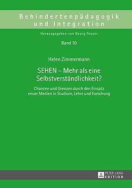 E-Book (pdf) SEHEN  Mehr als eine Selbstverständlichkeit? von Helen Zimmermann