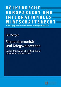 E-Book (pdf) Staatenimmunität und Kriegsverbrechen von Ruth Steger