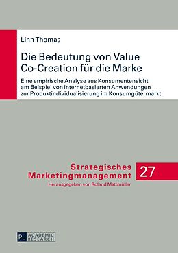 E-Book (pdf) Die Bedeutung von Value Co-Creation für die Marke von Linn Thomas